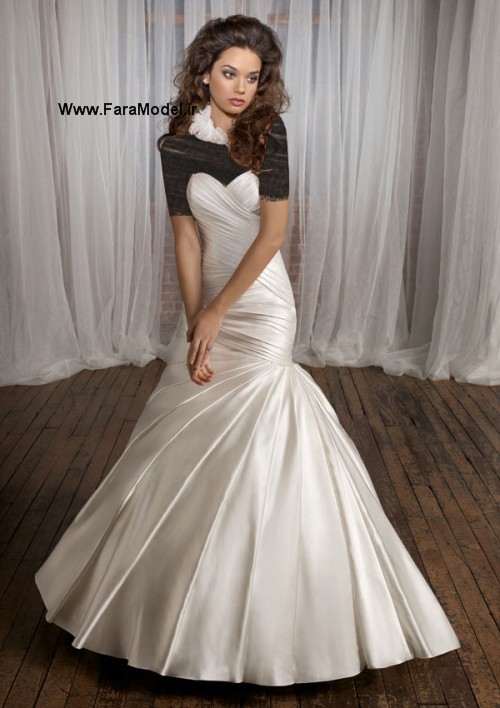 مدل لباس عروس اروپايي 2012