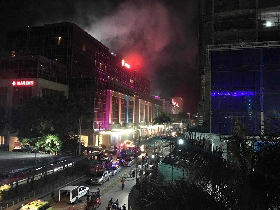 تصاویر حمله مسلحانه به هتلی در فیلیپین
