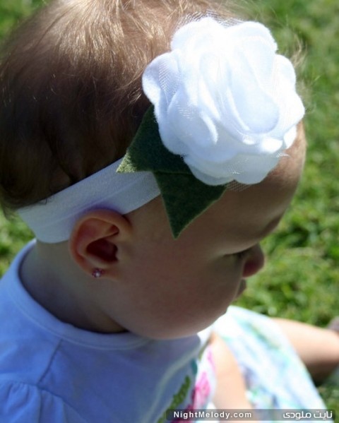 Cute baby girl headband by silvia 480x599 مدل های هدبند کودکان و نوزادی