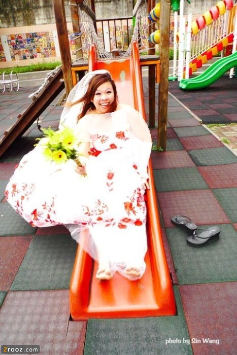 taiwanese woman 05 ازدواج عجیب یک دختر زیبای تایوانی با خودش!+تصاویر