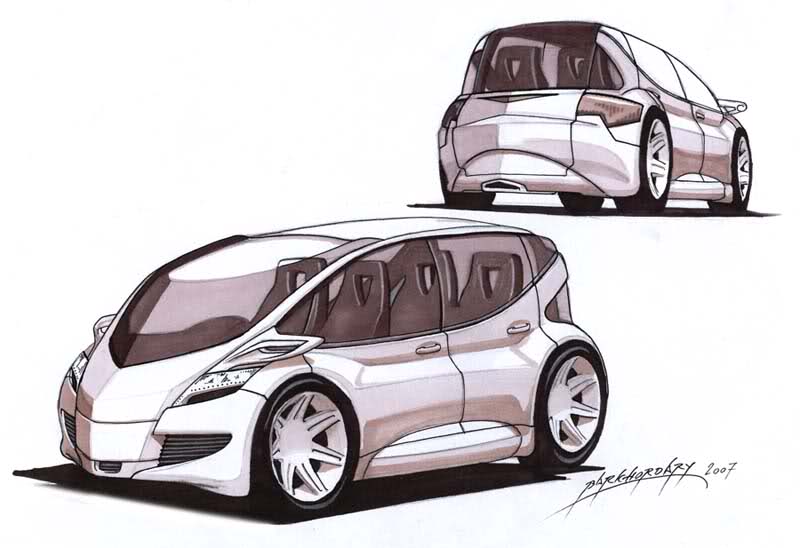 ایده نوین برای خودروی کوچک شهری