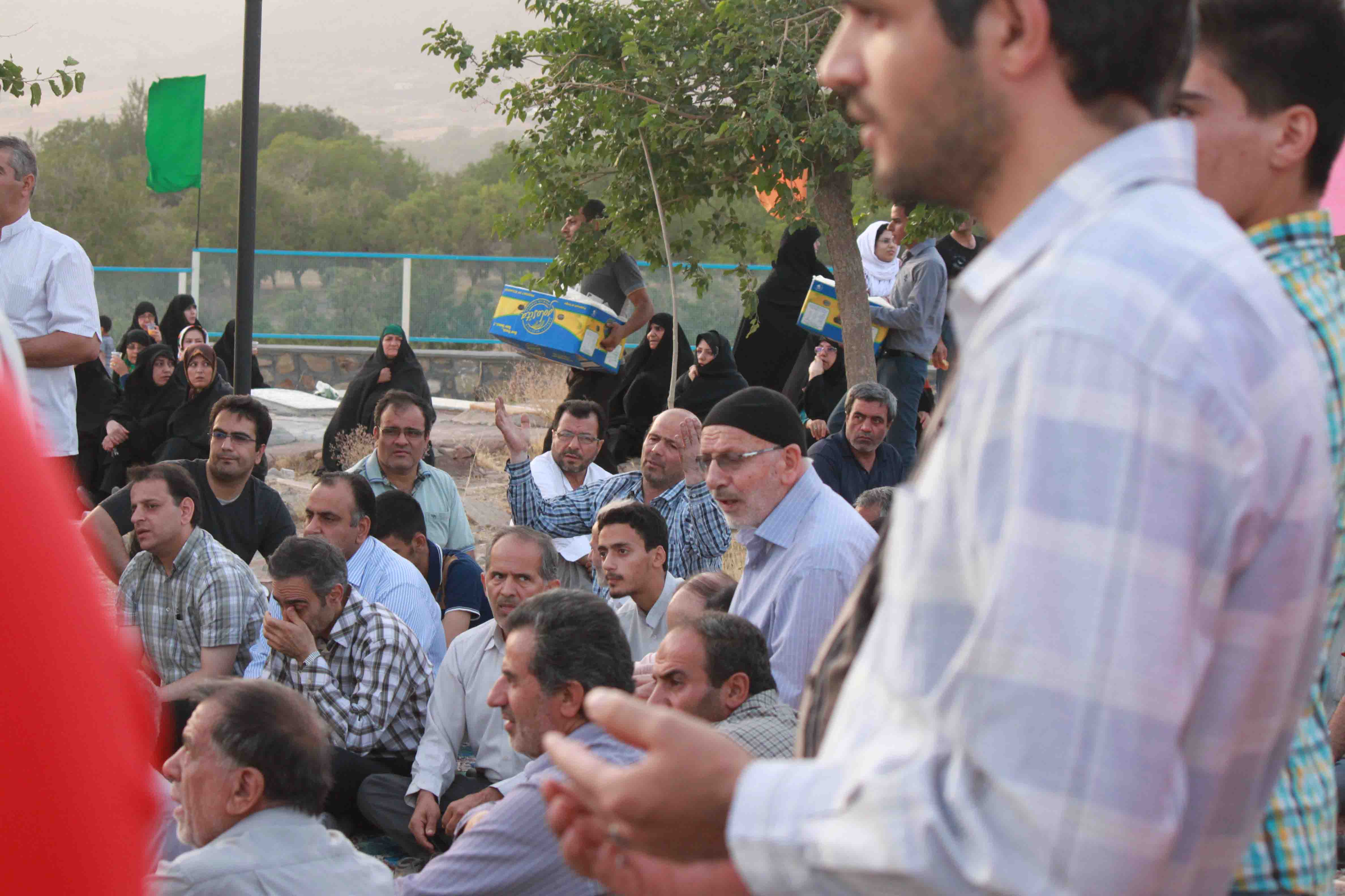 افتتاح یادواره شهداء قبرستان هرازجان + گزارش تصویری
