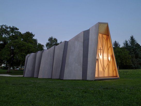 chapel 15 Spectacular Buildings Where Origami Meets Architecture