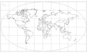  نقشه جهان به صورت اتوکد برای دانلود 