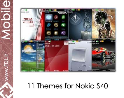 11 Themes for Nokia S40 - تم های زیبا برای گوشی های سری 40 نوکیا