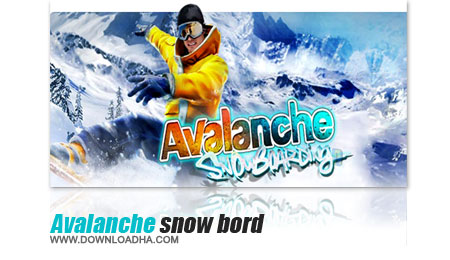 بازی جذاب Avalanche snow bord با فرمت جاوا مخصوص گوشی های صفحه لمسی