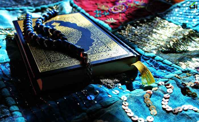 عکس قرآن با گل , تصاویر زیبا از جملات قرآنی , دانلود تصاویر قرآنی 