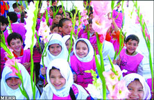 ::NEWS:: همزمان با سراسر کشور جشن شکوفه ها در مدارس کجور مازندران برگزار شد