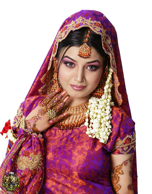 مدل آرایش عروس پاکستانی