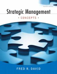 کتاب مدیریت استراتژیک دیوید Concepts of Strategic Management. by Fred David