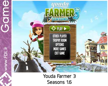 Youda Farmer 3 Seasons 1.6 PC Game - بازی شبیه سازی واقعی مزرعه