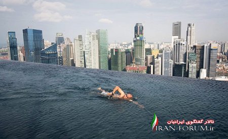عکس هایی از ترسناک ترین استخر جهان در سنگاپور
