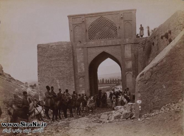 دروازه قرآن شیراز در زمان قاجار 