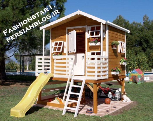 490858 CnRomisx1 خانه های بازی چوبی برای کودکان
