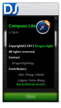 دانلود نرم افزار قطب نمای حرفه ای Dragon Sight Compass Pro 1.0
