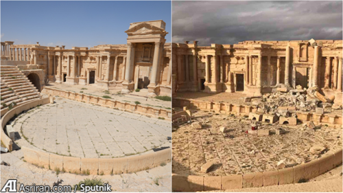 شهر پالمیرا قبل و بعد از داعش
