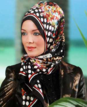 مدل روسری اماده برای مجالس 