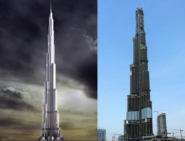 بلندتری ساختمان های جهان ( برج دوبی 1 )