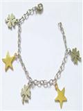 فروش اینترنتی دستبند استیل آویز ستاره و گل دخترانه و زنانه