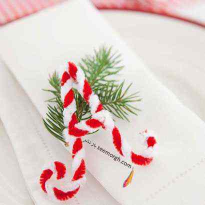 برای میز شام کریسمس تان دستمال سفره تان را اینگونه تزئین کنید - آکا