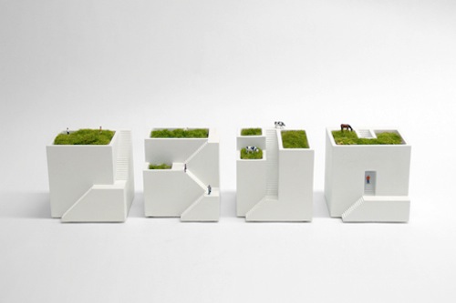 Miniature Japanese Planters