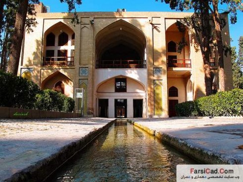 دانلود نقشه های عمارت باغ فین کاشان به صورت راندو شده – معماری اسلامی
