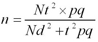 محاسبه حجم نمونه با فرمول کوکران