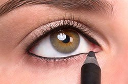 خط چشم, کشیدن خط چشم, کشیدن خط چشم نامرئی,آموزش آرایش آرایش صورت آرایش چشم گریم مدل ابرو
