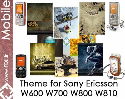Theme for Sony Ericsson W600 W700 W800 W810 - تم سونی اریکسون سری دبلیو
