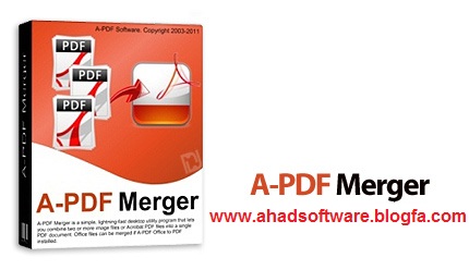 دانلود نرم افزار ادغام فایل پی دی اف – A PDF Merger v4.8.0