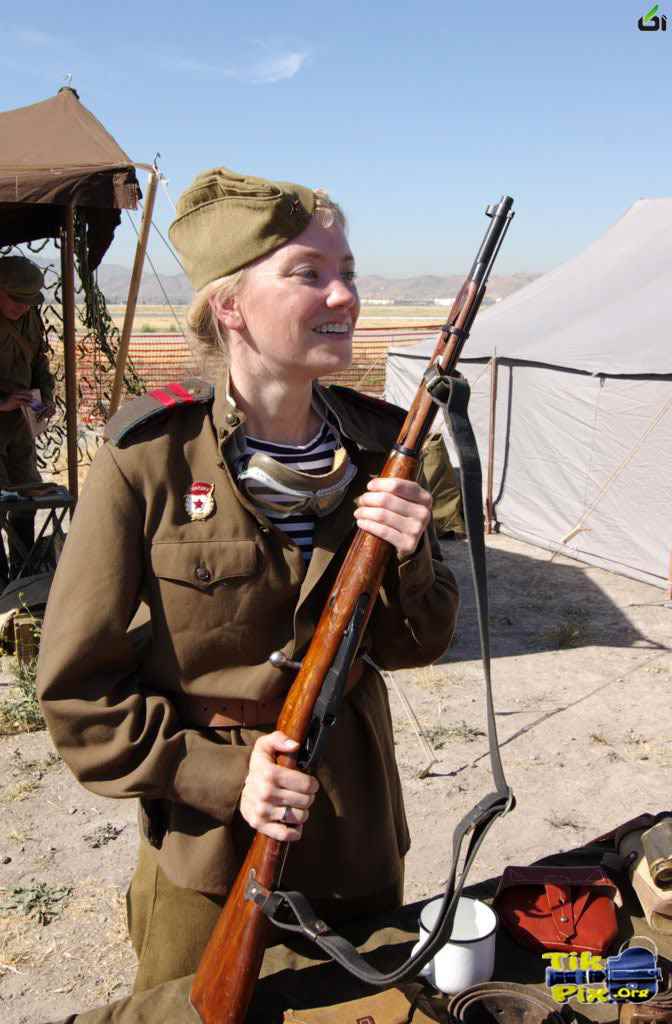 رژه زنان ارتش روسیه 