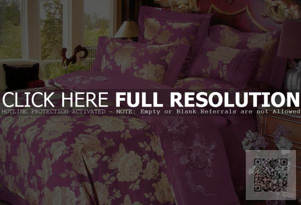 Modern Bedroom Ideas Elegant Flower Bedding Sets
