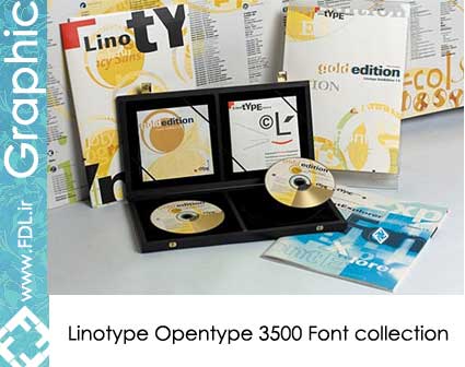 Linotype OpenType 3500 Fonts Collection - بسته 3500 تایی از فونت های انگلیسی