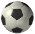 توپ فوتبال سیاه و سفید