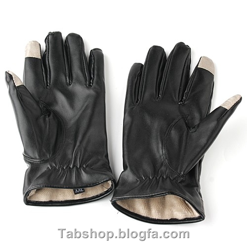 دستکش چرمی با کیفیت عالی و قابلیت استفاده برای تاچ اسکرین