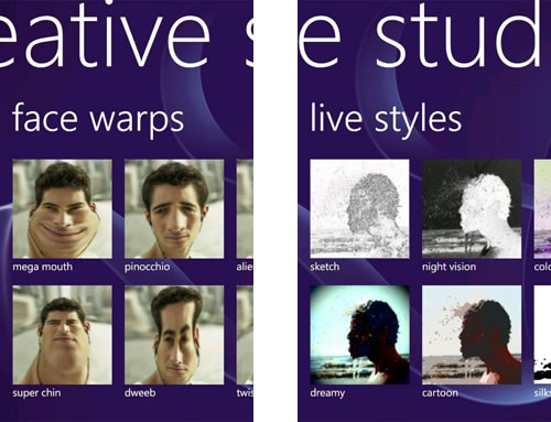 Nokia Creative Studio Face Wraps and Live Styles