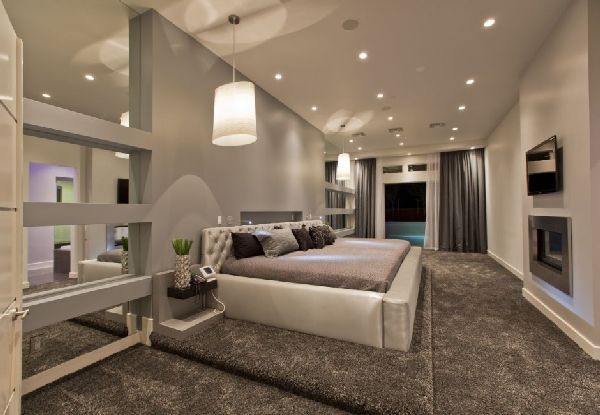 modern bedroom design and interior in Hurtado Residence Design in Las Vegas