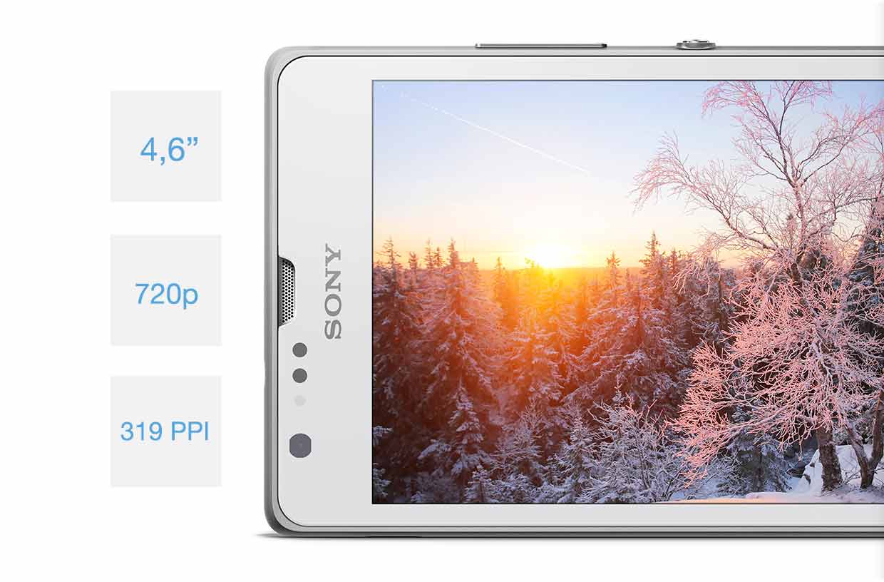 Xperia SP دارای یکی از بالاترین سطوح موجود HD است که تصاویری فوق واضح و فوق روشن را ارائه می کند.