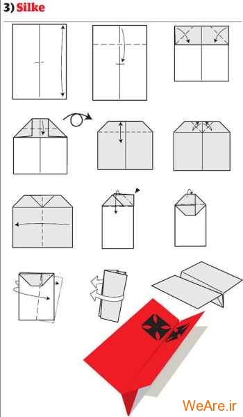 ساخت هواپیمای کاغذی (4)