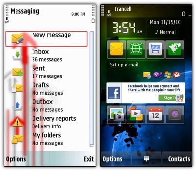 تم های Arrow و Butterfat برای Symbian s60 v5