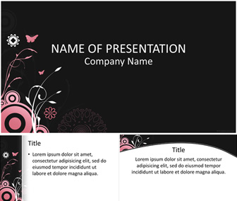 Floral PowerPoint Template