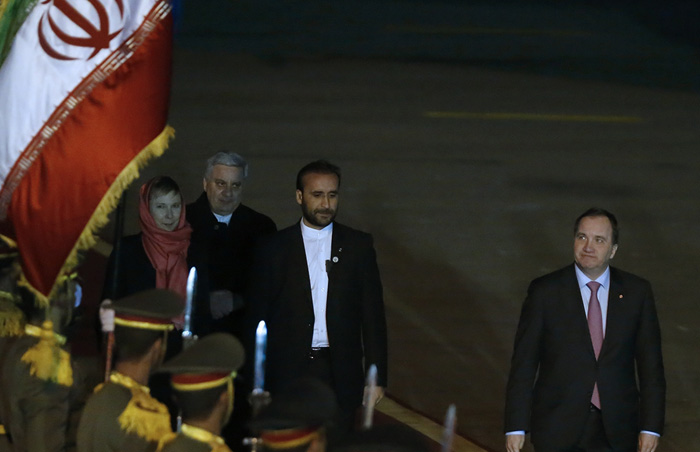 ورود نخست وزیر سوئد به تهران