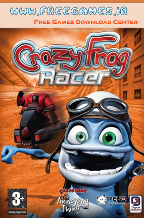 crazy frog 3d racer بازی قورباغه ی دیوانه Crazy Frog 3D Racer   جاوا