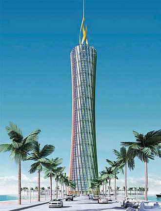 تحولی در دنیای ساختمان (برج سبز دبی)