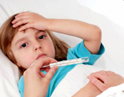 درمان تب شبانه ی کودکان , تب شبانه در کودکان , تب فقط در ناحیه سر 