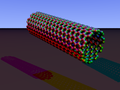 Carbon nanotube armchair povray.PNG
