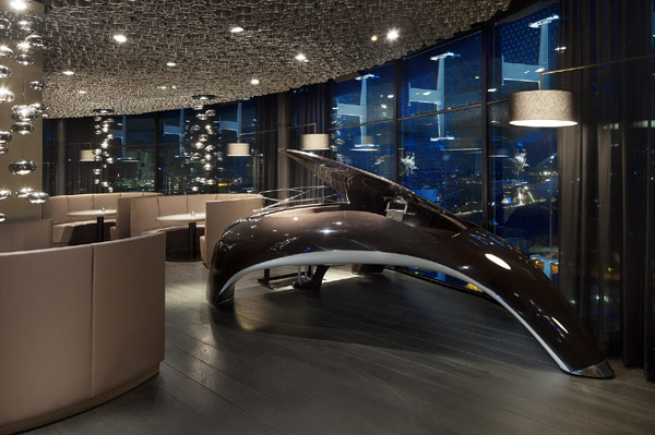 11 design bar Modern 4 Star Fletcher Hotel in Amsterdam by KOLENIK Eco Chic Design