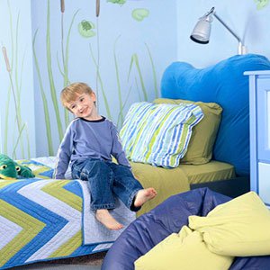 اتاق خواب کودک - تاج تخت زیبا و منحصر به فرد برای اتاق کودک Bed Room