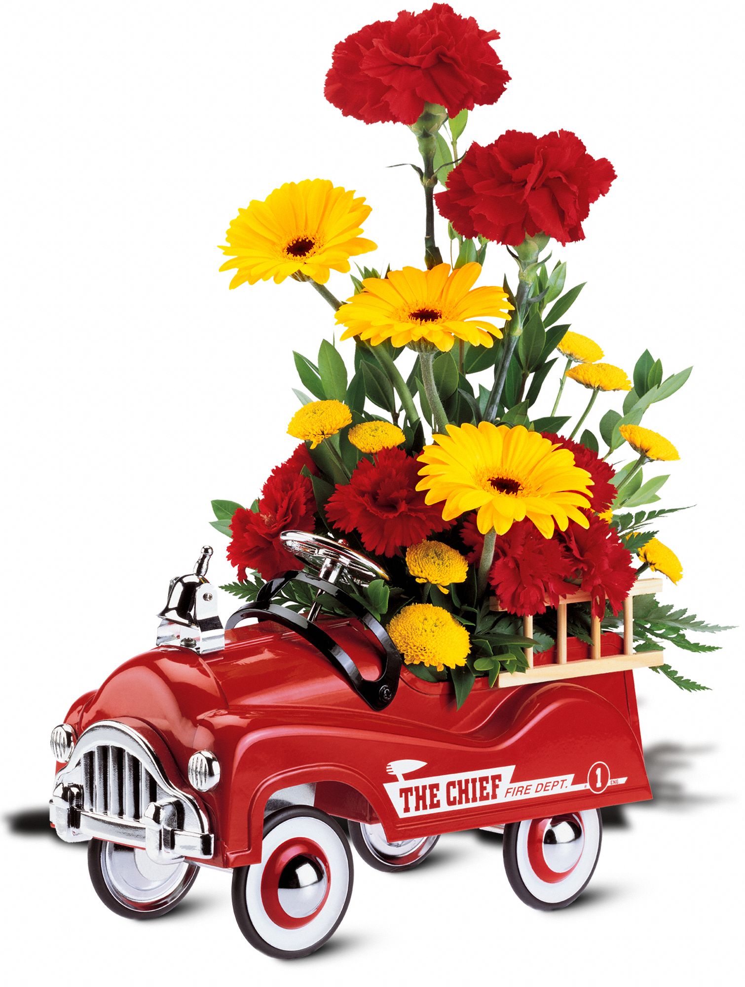 Teleflora's Fire Engine Bouquet