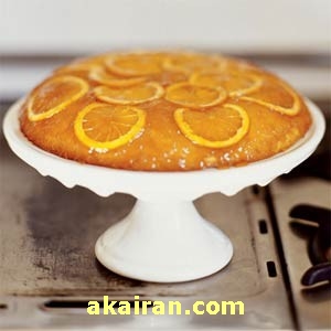 تزیین کیک با پرتقال 